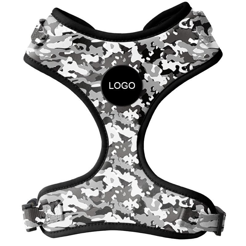 Camouflage Rose Red Pet Harness, Camouflage Series Dog Harness