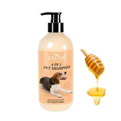 Tsong Pet Care Professional Organic Pet Natural Dog Tick and Flea Groomimg Shampoo for Pet Hair Cleaning