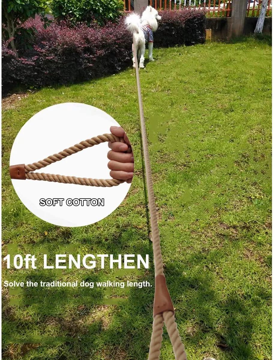Strong Durable Cotton Rope Dog Leash with Competitive Price