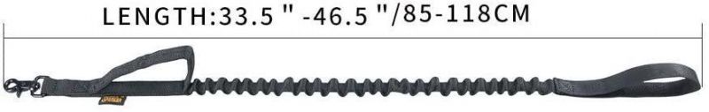 Durable and Lightweight Nylon Elastic Tactical Dog Leash