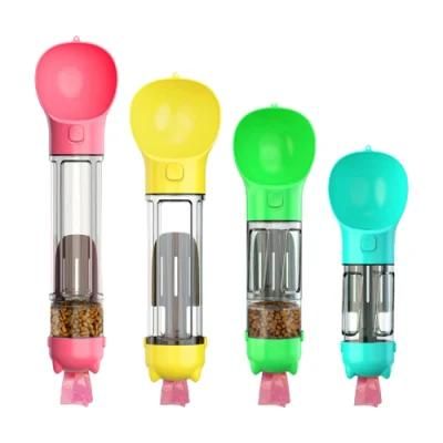 Samples Avialable Pet Feeder 2021 New Multifunctional Portable Dog Water Bottle