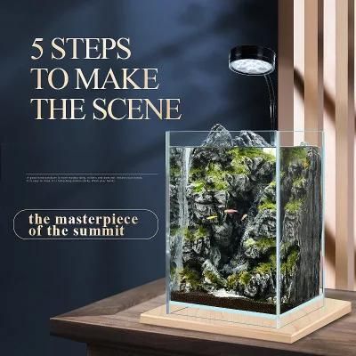 Yee Aquarium Supplies Hot New Product Desktop Decoration Glass Fish Tank