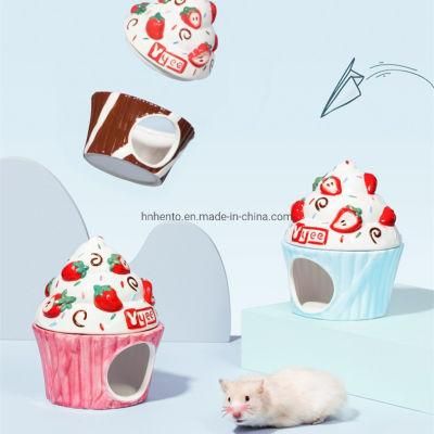 Hot Hamster Ceramic House Cool Hamster Nest Hamster Hideout Ceramic