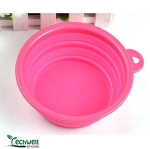 Non-Toxic Food Grade Silicone Foldable Pet Bowl