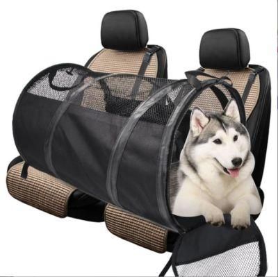 Folding Tent Pet Cage for Rear Seat of Car