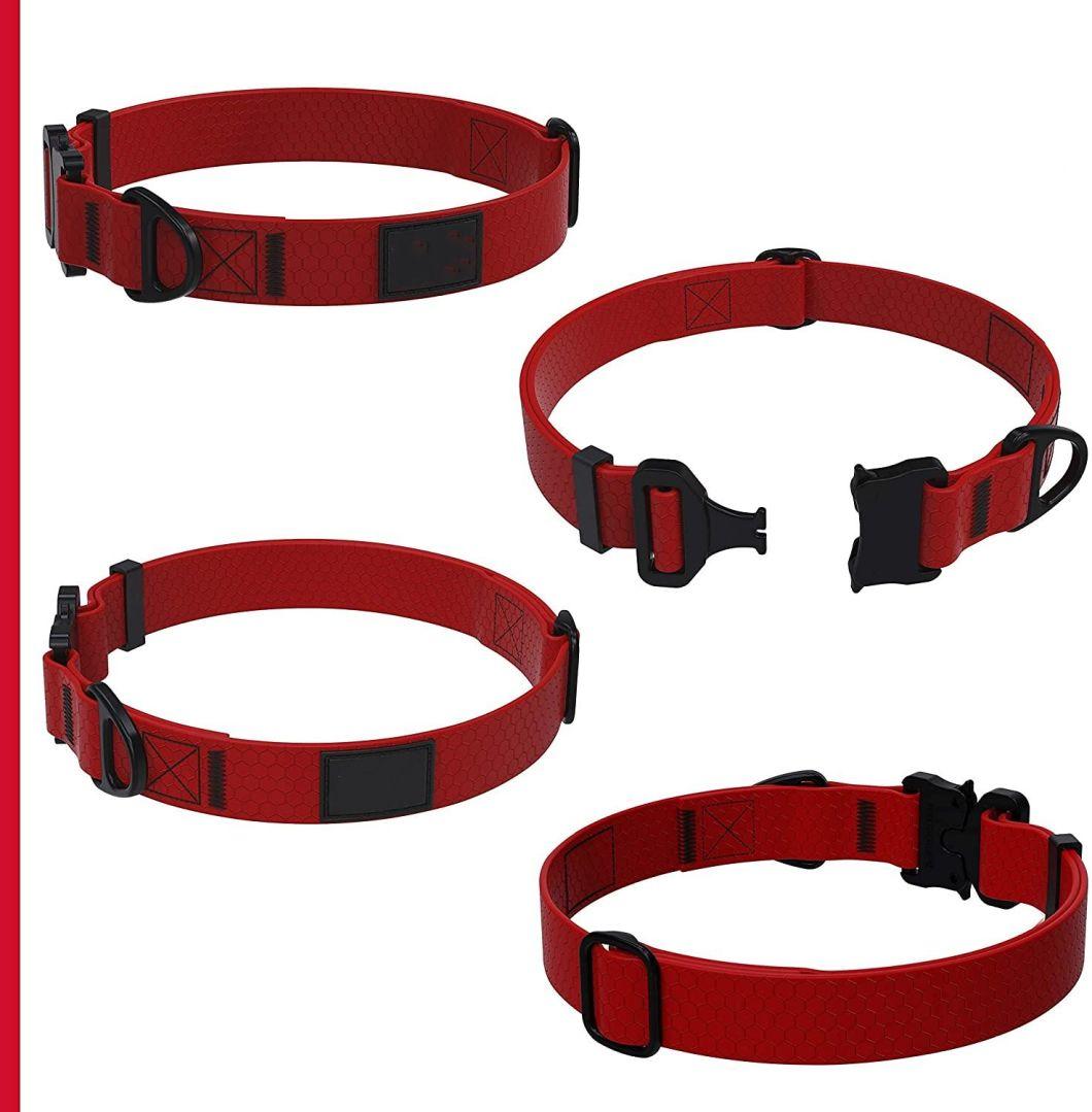 Tear Proof & Odor Free Rust-Proof Quick Release Buckle Dog Collar