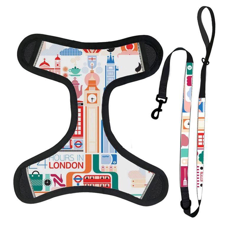 2020 Hot Selling Fast Delivery Dog Leash Poop Bag Collar a Set Customize Dog Harness