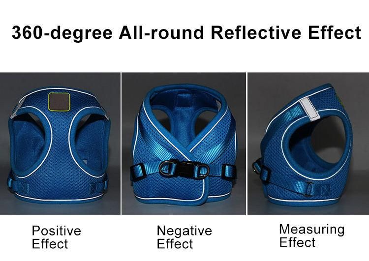 Breathable Mesh Nylon Dog Harness Pattern Strap Soft Walk Best Pet Dog Harness