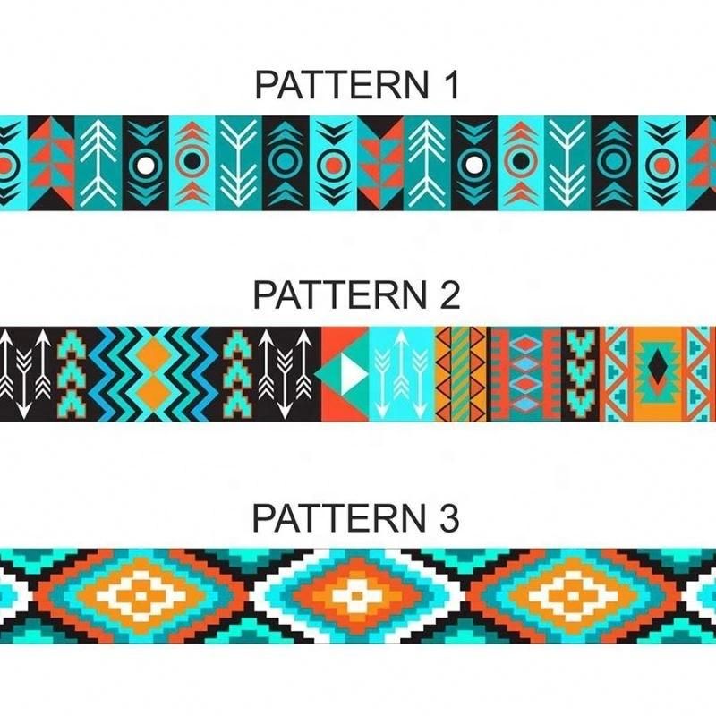 Pet Leashes Tribal Pattern Durable Walking Nylon Breakaway Dogs Reflective Lights Personalized Quick Release Print Padded/Pet Toy/Dog Harness/Pet Accessory