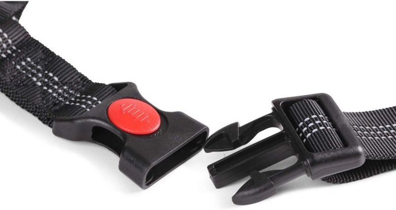 Dog Car Seat Belt Adjustable with Elastic Bungee Buffer Durable Headrest Pet Seat Belt Dog Car Safety Harness Restraint