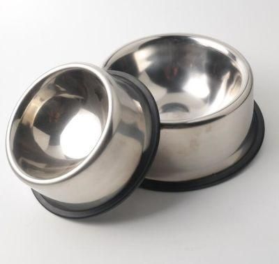 12oz To32oz Wholesale Best Non Slip Metal Stainless Steel Pet Puppy Dog Bowls