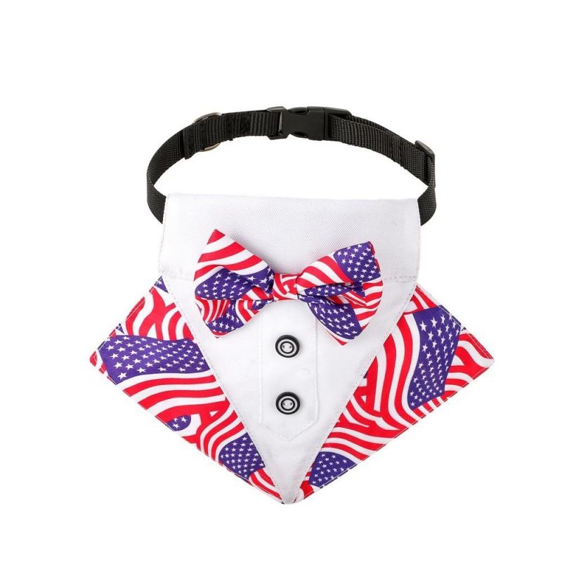 Hot Cute Adjustable Pet Accessories Tuxedo Bow Tie Dog Collars