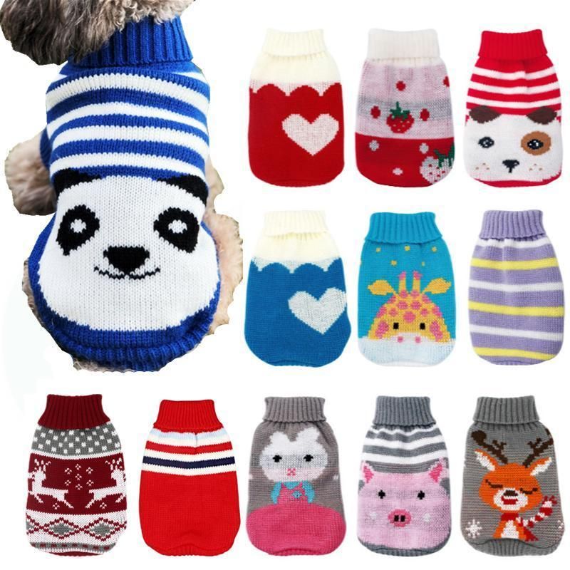 Christmas Pet Products Pet Accessories Supply Dog Warm Sweaters Clothes