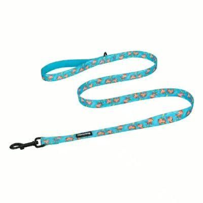 Hot Sale Latest Design Pet Products Colored Nylon Personalized Dog Leash Pet Leash Customized Logo