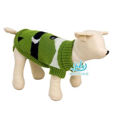 Warm Costume Knitted Braid Turtleneck Sweater for Dogs &amp; Cats