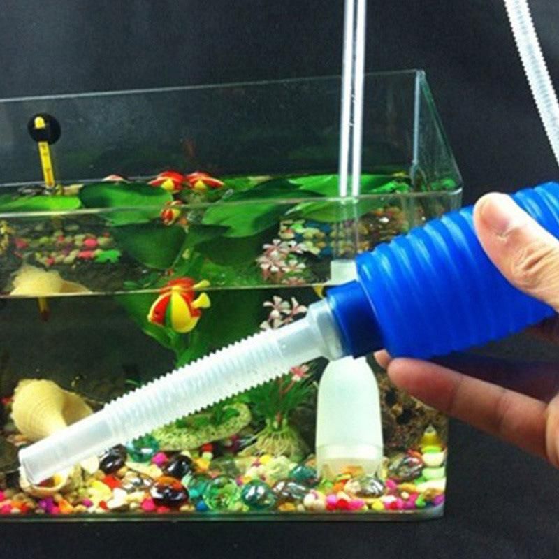 Portable Fish Tank Pump for Aquarium Use Carrying Fish Tank Cleaning Tube