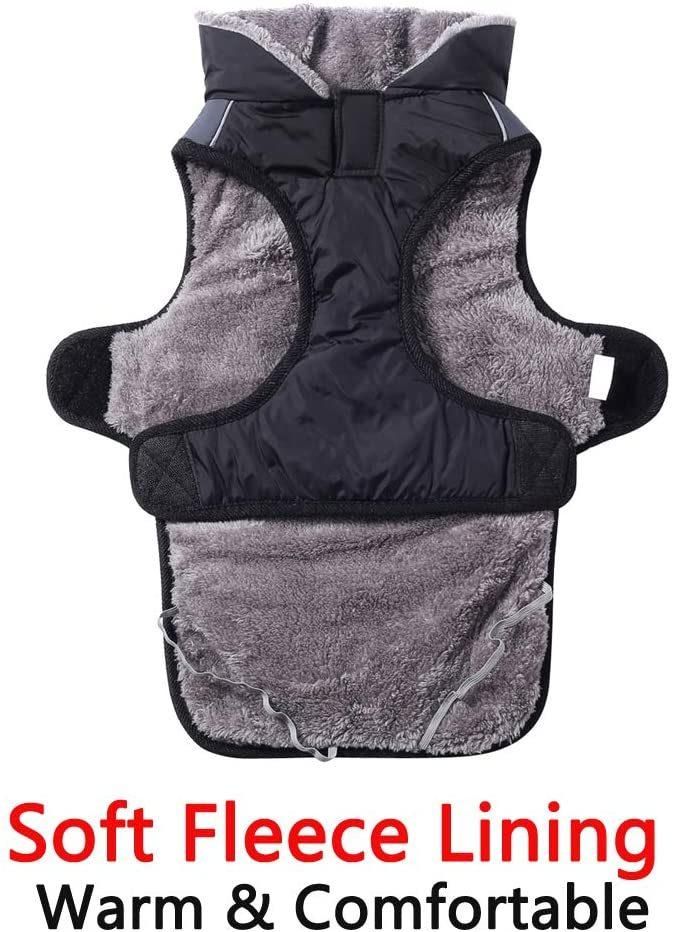 Fleece Collar Dog Coats for Small Dogs
