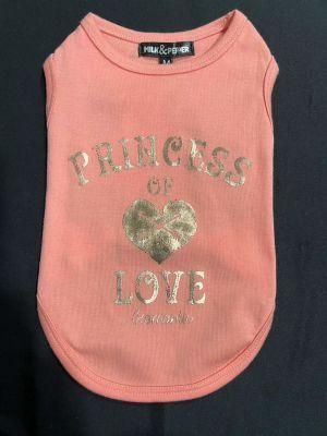 &quot;Princess Love&quot;Printing Pet Clothes Pet Products Dog Wholesale Dog Clothes