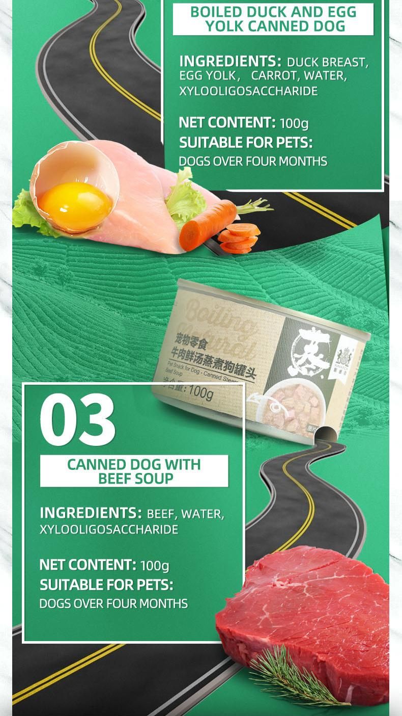 100% Natural Real Meat Chicken Gravy Pupy Food Wet Dog Treat Cat Food for Pet