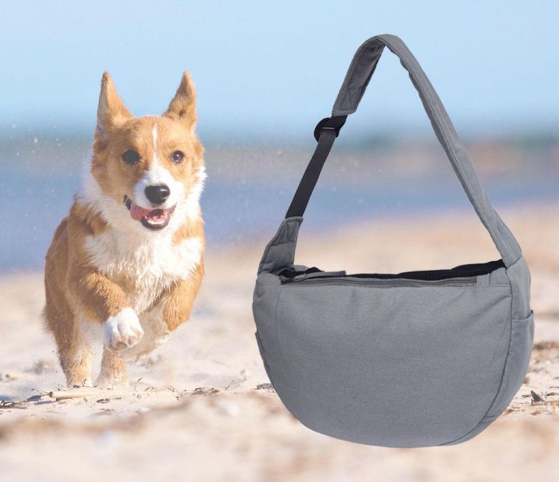 Factory Portable Canvas Detachable Pet Dog Bag Carrier for Travel