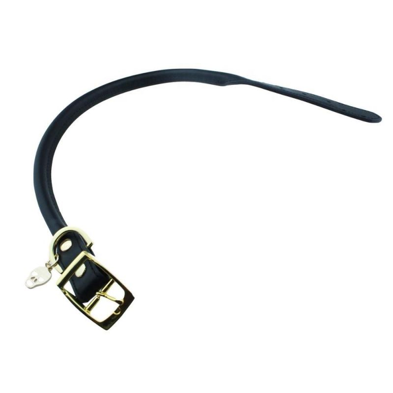 Wholesale Handmade Leather Dog Collars Plain Leather Pet Necklace