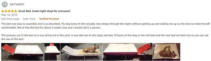 Ivory Pet Bed Mat Soft Plush Orthopedic Dog Bed