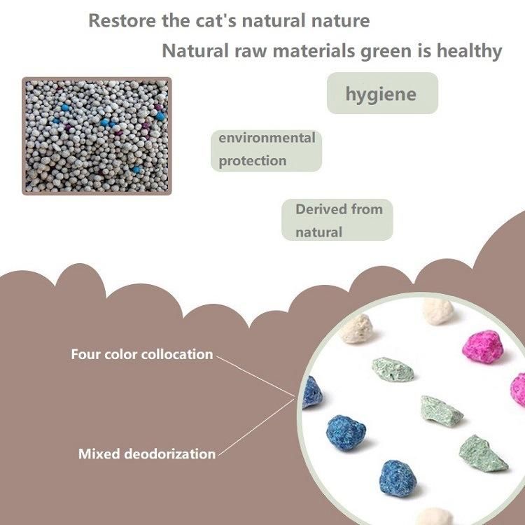 Manufacturer Custom New Design Long-Term Deodorization Fresh Bamboo Cat Litter