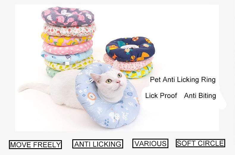 Pet Neck Cone Recovery, Collar Anti-Bite Anti-Lick Surgery Wound Healing Protective Pet Cats Elizabethan Collar