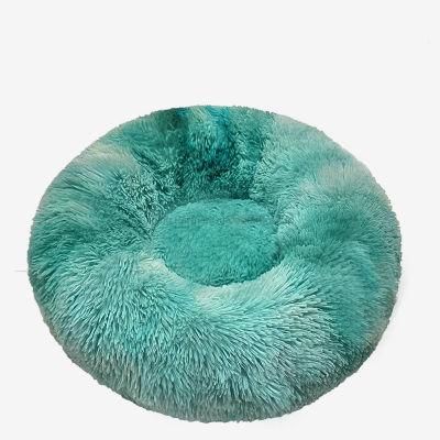 Hot Sale Pet Sofa Bed Mat Soft Keep Warm Pet Bed Mat Solid Color Cat Bed Kennel High Quality Tie Dye Green Pet Bed