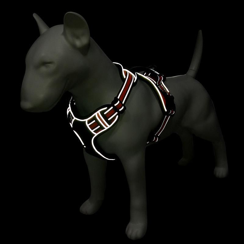 Factory Oxford Dog Harness Wholesale No Pull Dog Harness Adjustable Reflective Oxford Easy Control