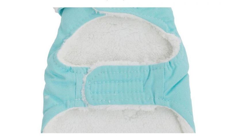 Warm Fleece Jacket Waterproof Windproof Dog Vest with Furry