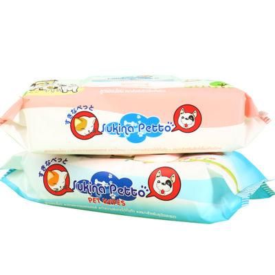 Biokleen OEM Custom Pet Ear Teeth Cleaner Finger Biokleen Hypoallergenic Wet Wipes Non-Woven Fabric Unscented Pet Grooming Wipes