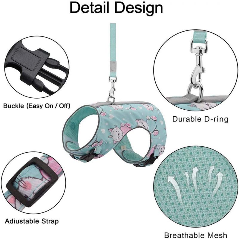 Cute Cat Love Cat Vest Harness Cat Clothes