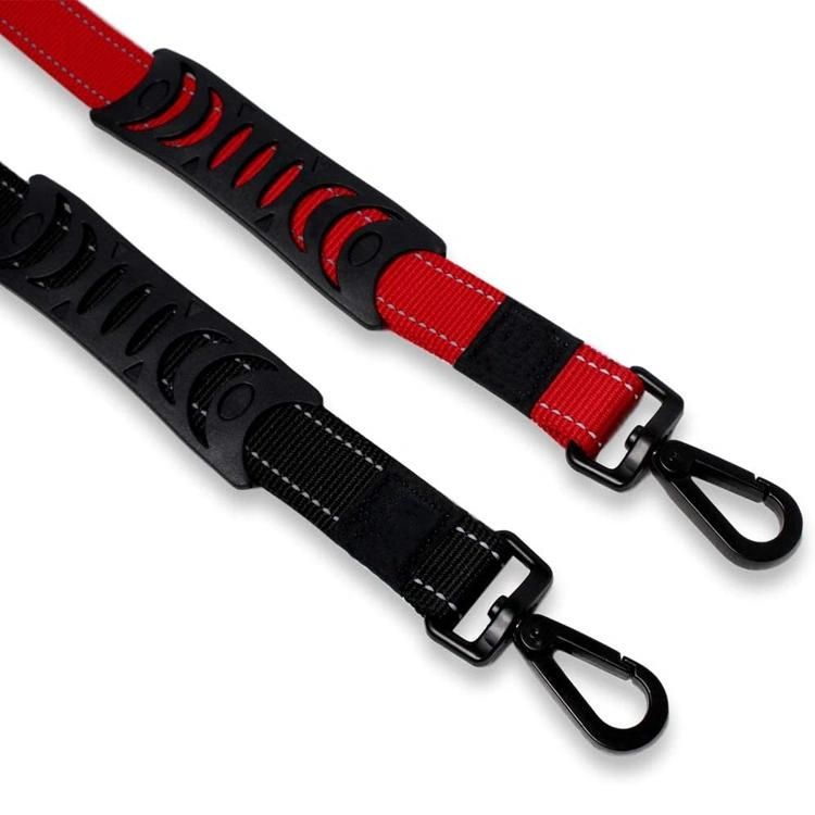 Durable Tactical Traffic Handle Training Reflective Nylon Bungee Dog Leash
