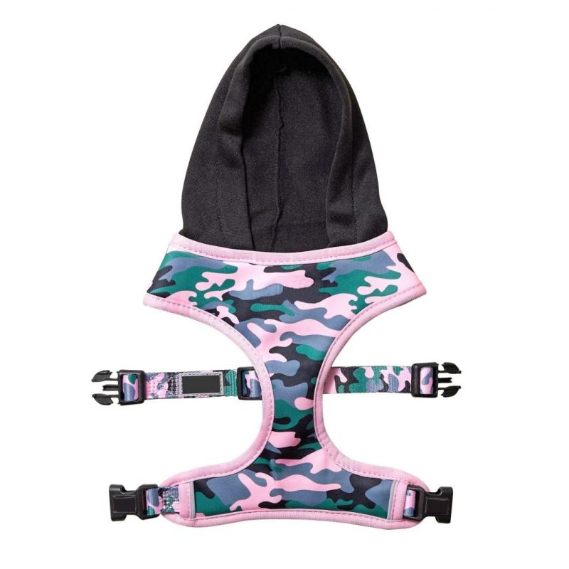 2022 OEM Factory Custom New Release Special Unique Design Hoodie Harness High Quality Dog Harness Puppy Pet Dog Hoodie Harness