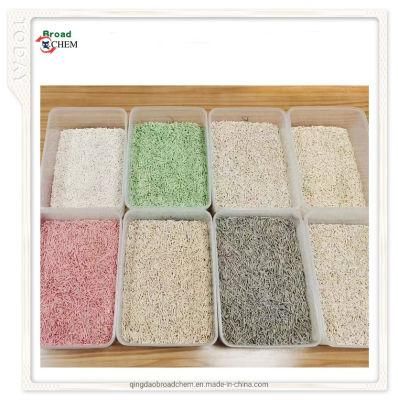 0.5-4mm Scent Pet Sand 5-15mm Plant Eco-Friendly Tofu Cat Litter