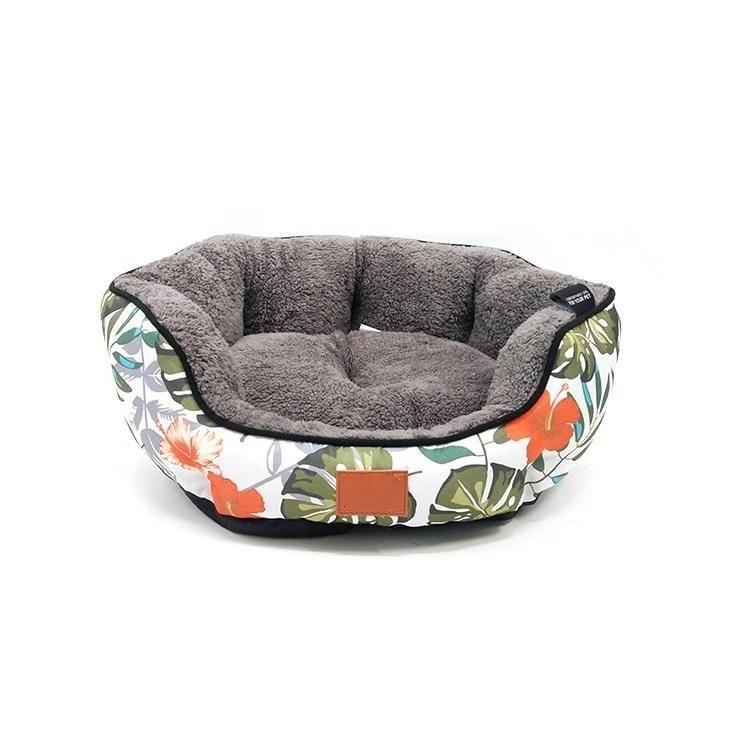 Wholesale Fashion Design Warm Anti-Slip Pet Waterproof Bed Dog Bed