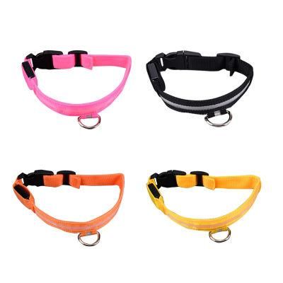 Amazon Best Seller Flashing USB Cable Adjustable Rechargeable Glow Light up LED Pet Dog Collar for Dog