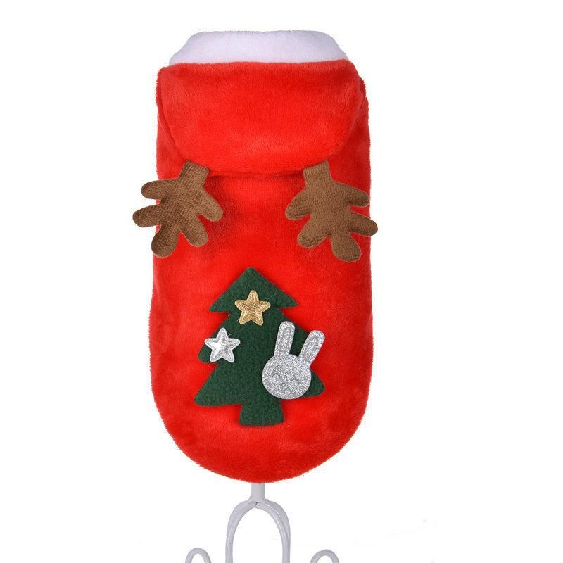 Christmas Dog Clothes Winter, Halloween Costume for Small Big Dogs Cat Hoodies Pet Clothes//