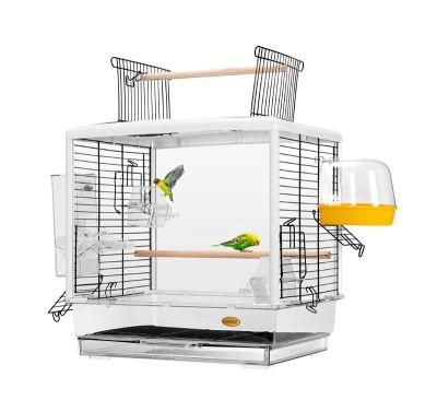 Customize OEM ODM Pet Supplier Living Environment Small Birds Transparent Acrylic Bird Cage