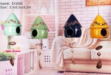 New Style Decorative Ceramic Bird House