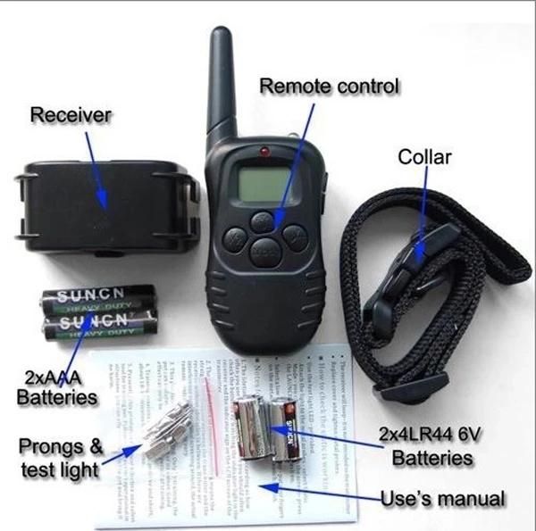 998d 100LV 300 Yard Level Remote Pet Training Collar with LCD Display