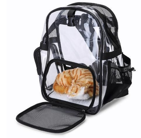 Full Transparent Space Bag Pet Carry out Portable Bag Transparent Breathable Pet Backpack