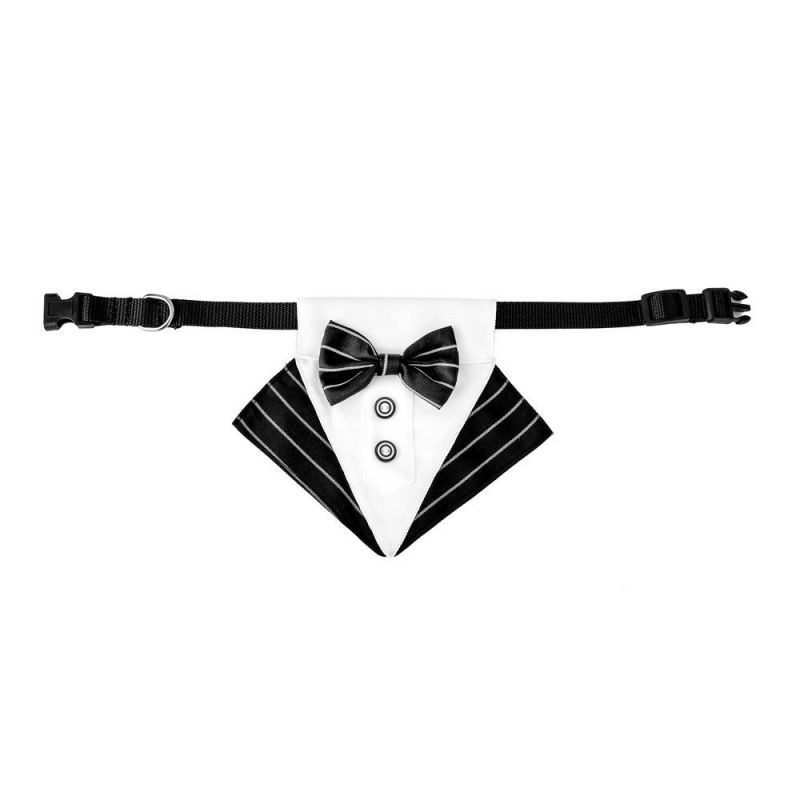 Hot Cute Adjustable Pet Accessories Tuxedo Bow Tie Dog Collars