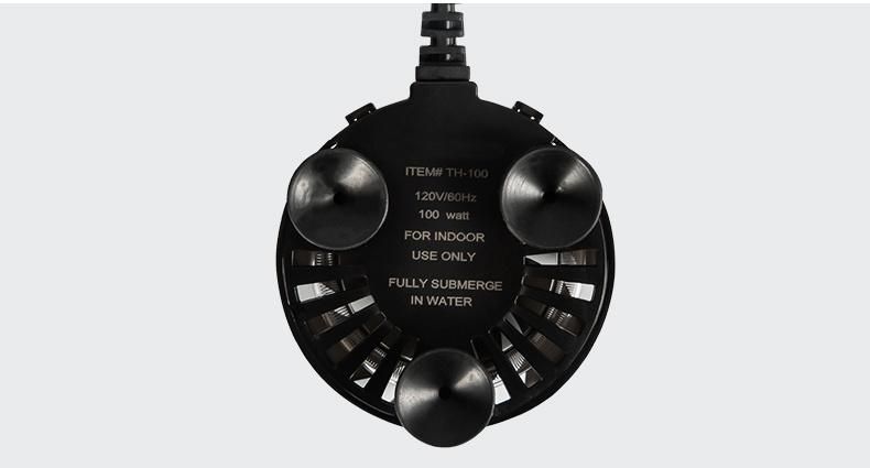 Aquarium Heater 25W Mini Round Fishing Heater for Tanks 50-100L