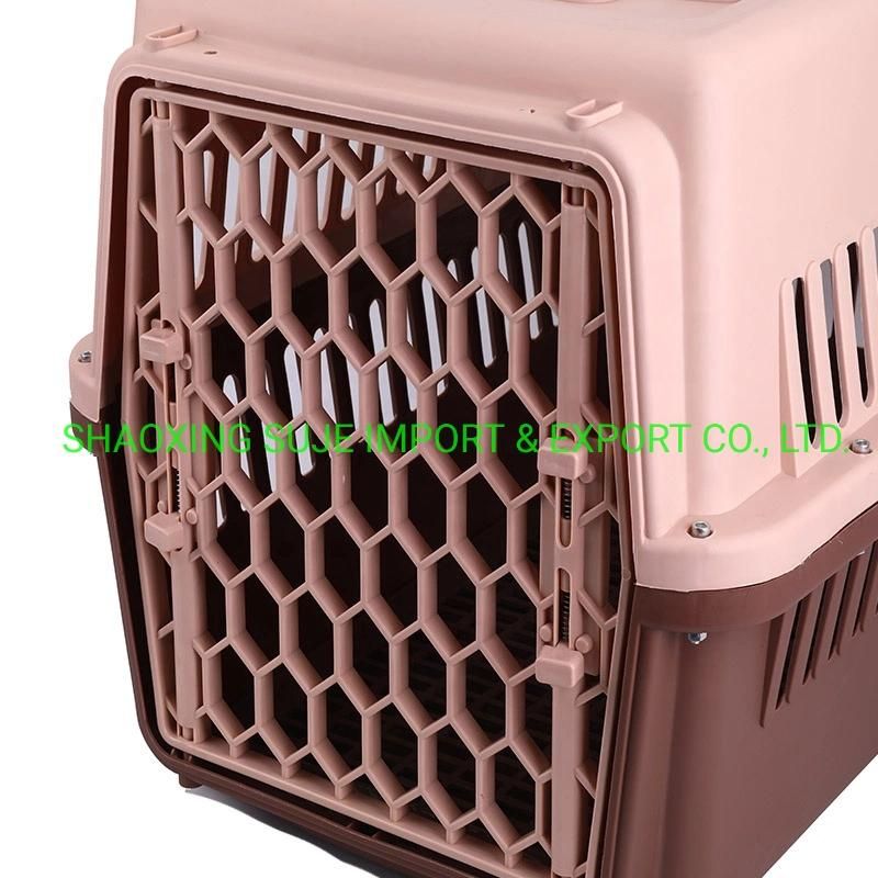 Portable Dog Carrier Pet Transport Box Travel Carrier Cages Pet Cage