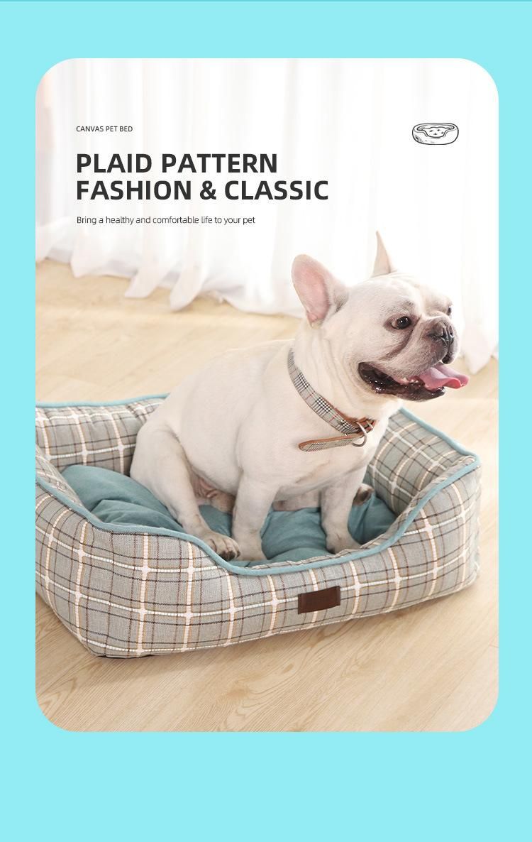 Custom Fashion Non-Skid Bottom Small Animal Soft Pet Bed