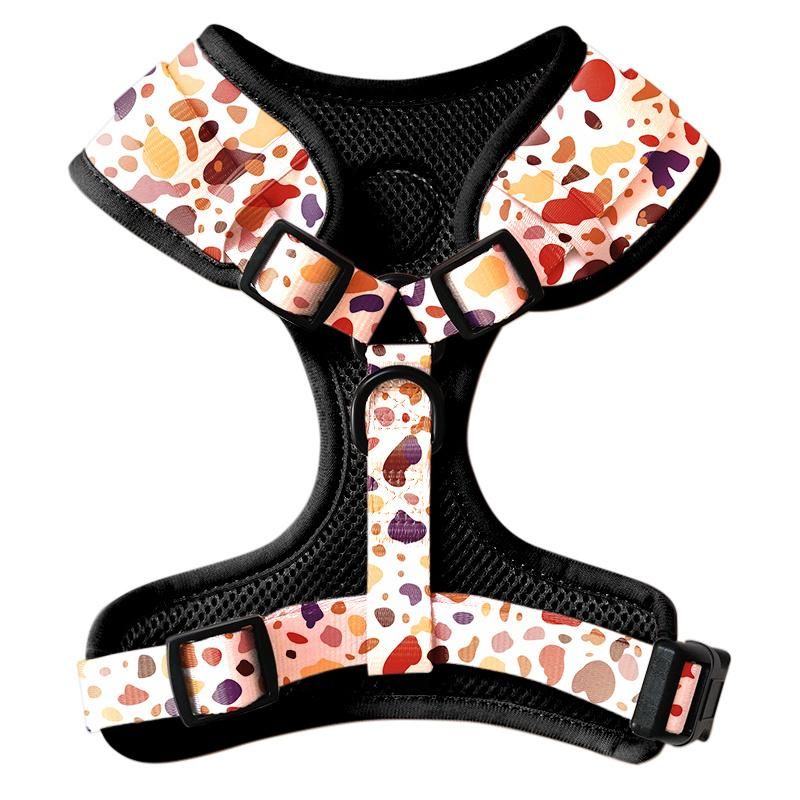 Leopard Animal Series Pet Harness, Dog Harness, Dotted Pattern Pet Harness.