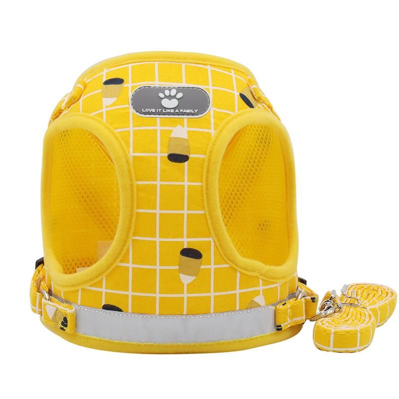 Cross-Border Pet Chest Harness Vest-Style Dog Reflective Harness Cat Harness