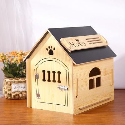 Hot Sale Wooden Cat Furniture Pet Cage Dog Bed Kennel Pet House Products Supply